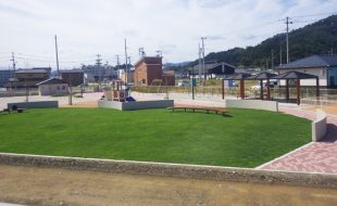 気仙沼市鹿折地区1号公園工事 実績 事例 西武造園株式会社