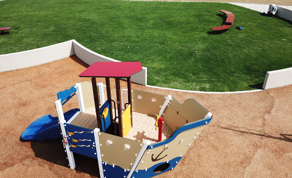 気仙沼市鹿折地区1号公園工事 実績 事例 西武造園株式会社