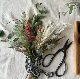 主催イベント:workshop 秋の花で作るスワッグ の画像