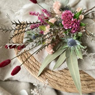 主催イベント：秋の花で作るスワッグの画像