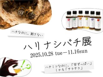 主催イベント：【2025年10月28日(火)より開始】ハリナシバチ展の画像