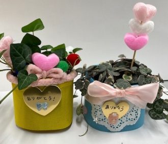 主催イベント：ハートのはっぱで「ありがとう」を伝える鉢カバー作りの画像