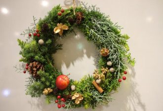 主催イベント：クリスマスリース作りの画像