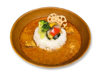 マレーシア風チキンカレーの写真