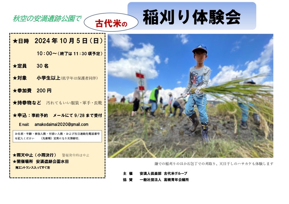 稲刈り体験会