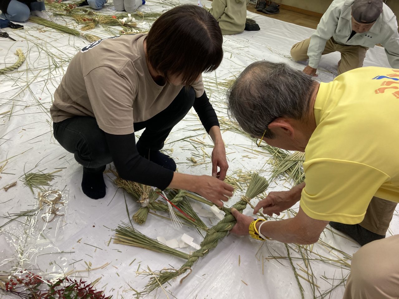 しめ縄教室～美しき、新年の幕開け～