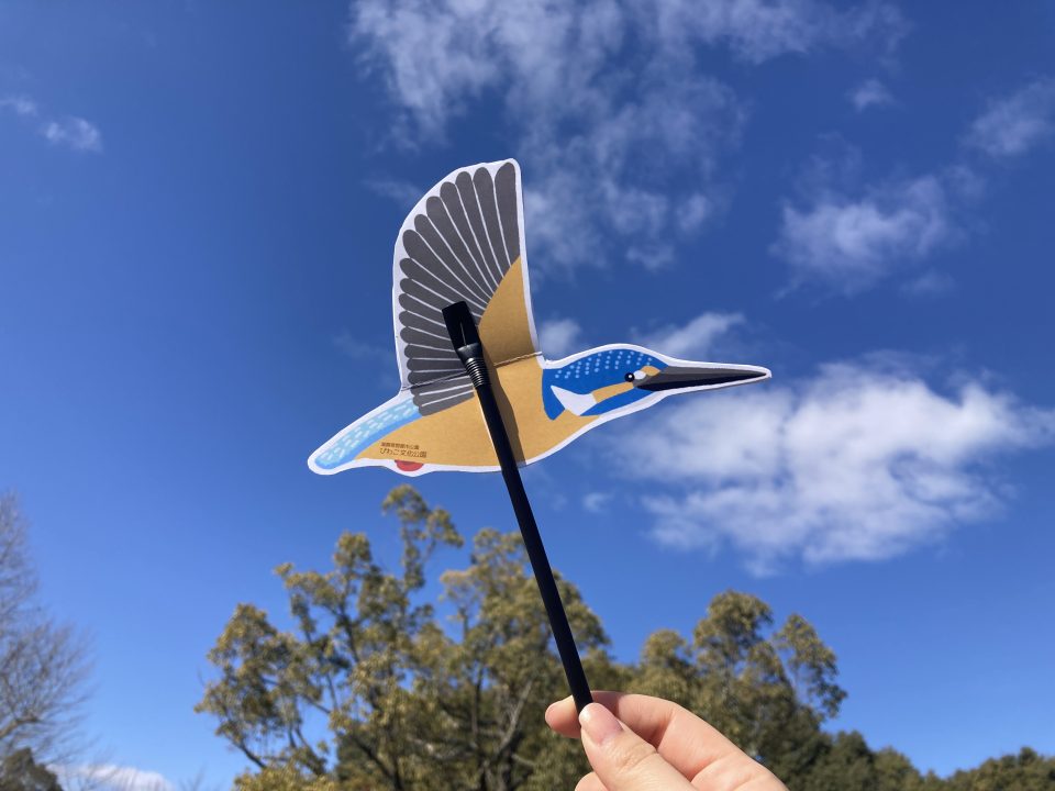 作ってあそぼう！ぱたぱたカワセミ