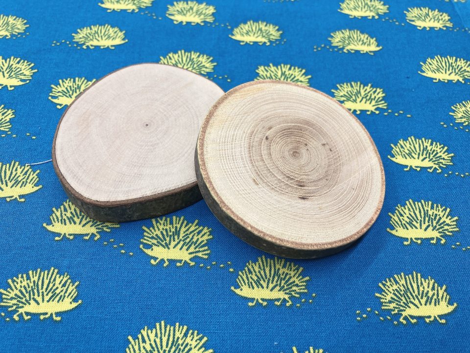 木のコースターづくり