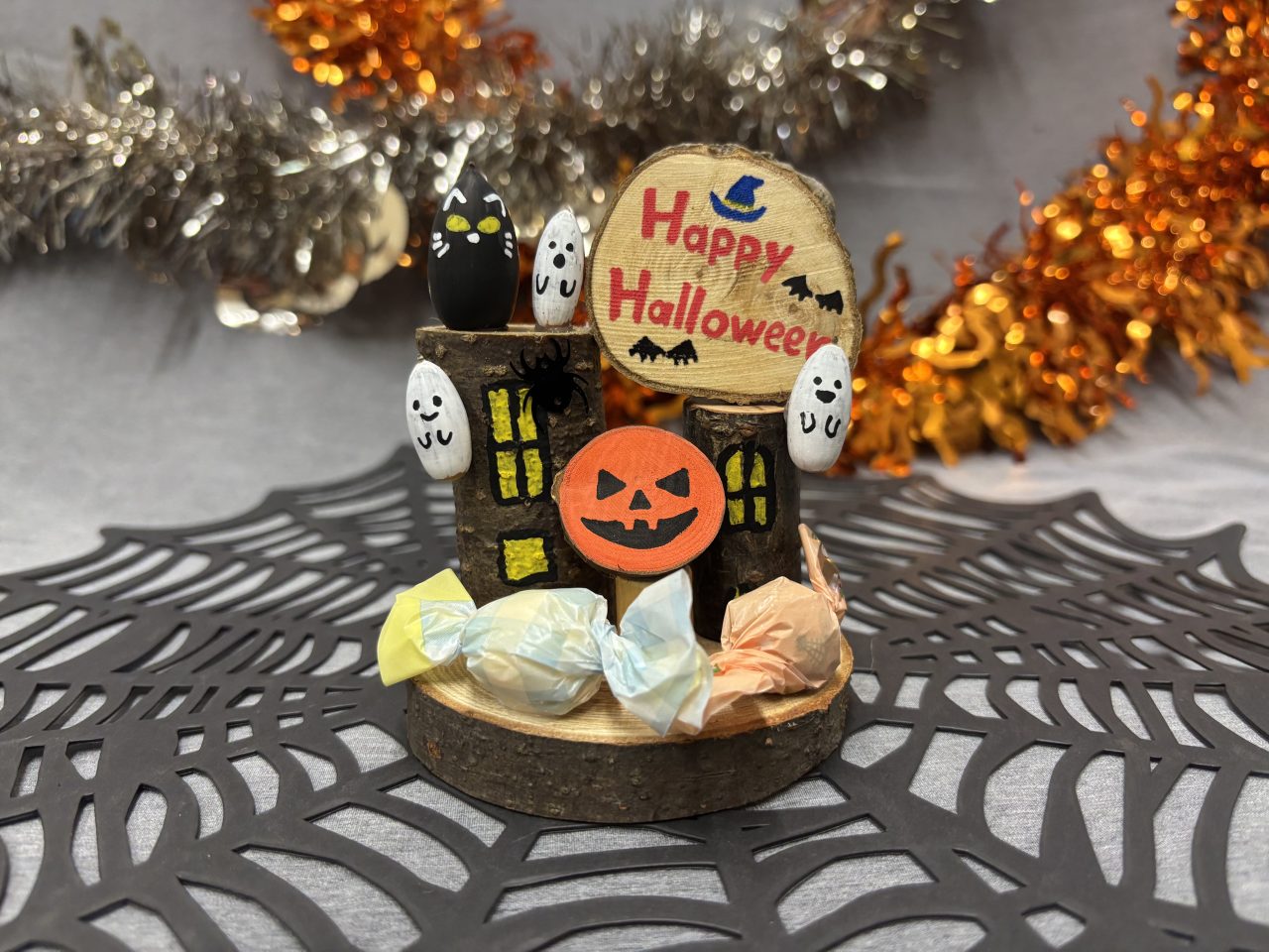 ハロウィン飾りづくり