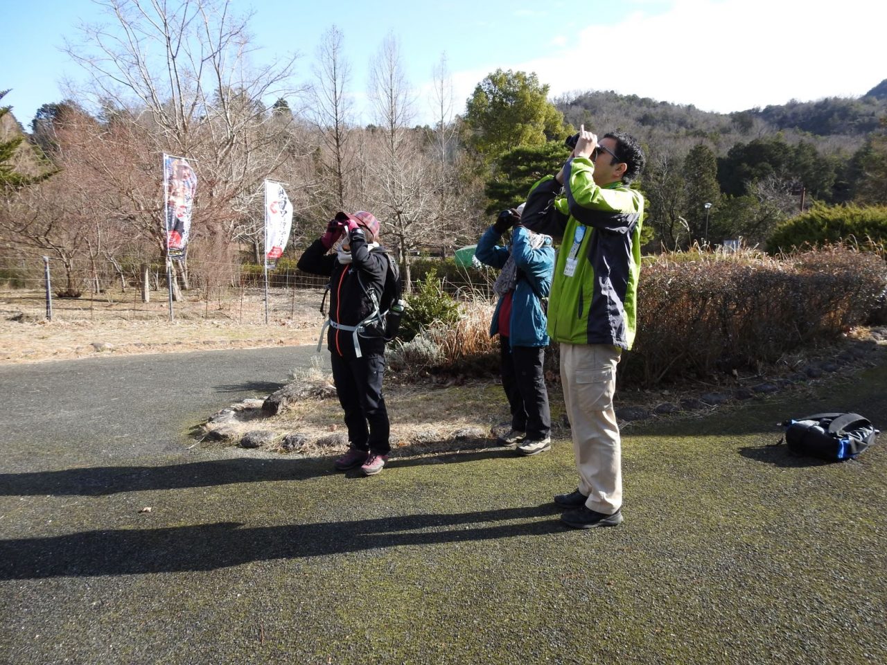 冬のバードウォッチング 近江富士花緑公園 冬のバードウォッチング 近江富士花緑公園